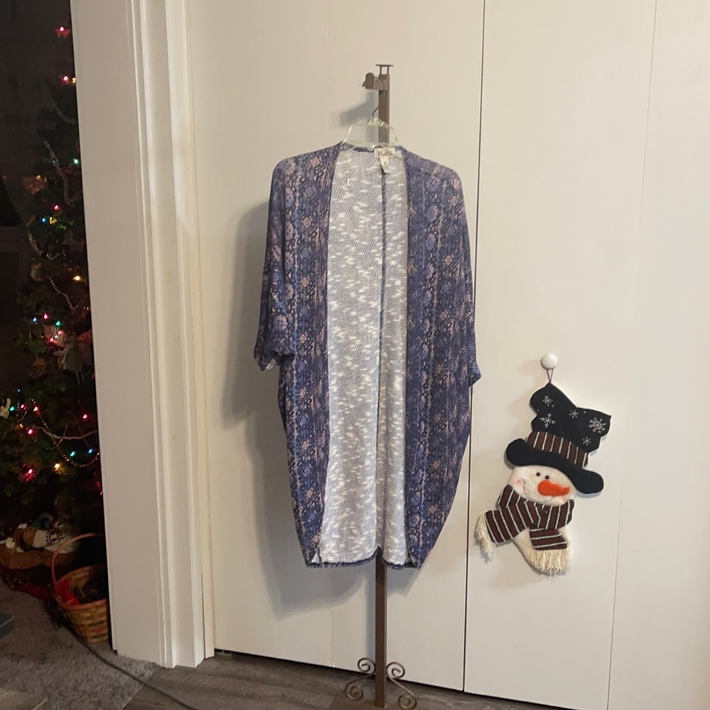 Long cardigan/ vest sweater
